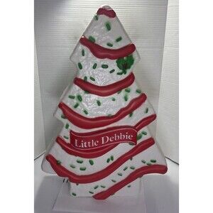 Little Debbie Christmas Tree Cake Blow Mold 22' LED Lighted NEW
